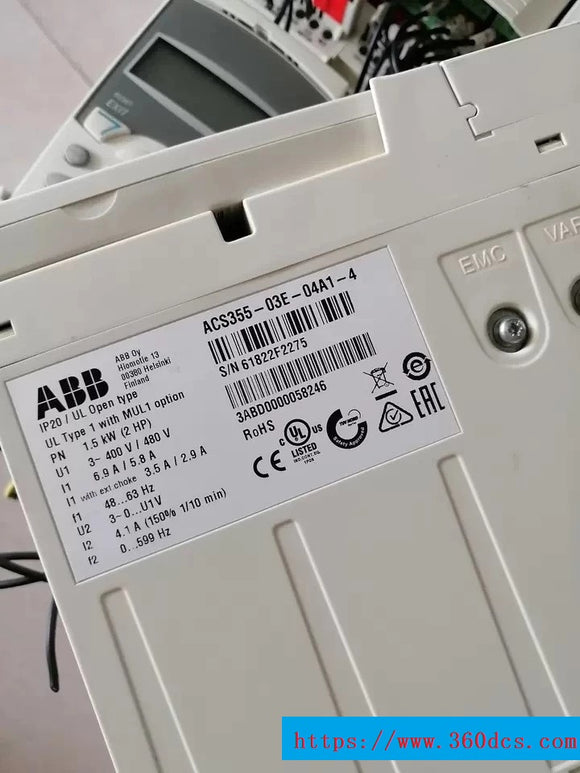 ABB ACS355-03E-04A1-4 used ACS35503E04A14