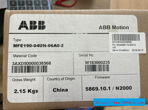 ABB MFE190-04UN-06A0-2 used MFE190 04UN 06A0 2