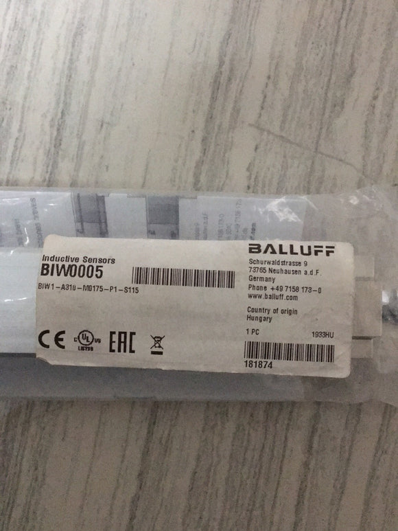 BALLUFF BlW1-A310-M0175-P1-S115  NEW