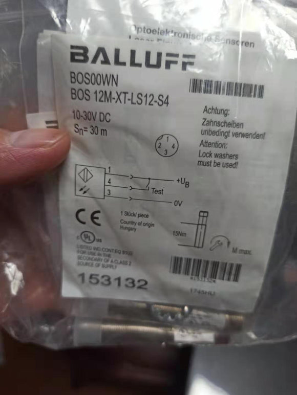 BALLUFF BOS 12M-XT-LS12-S4 NEW