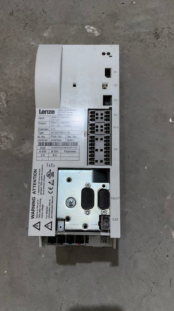 lenze ECSEP004C4B USED