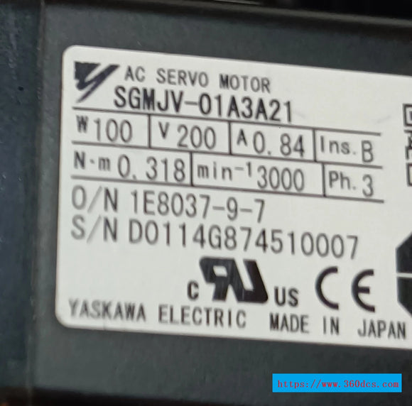 YASKAWA sgmjv-01a3a21 used sgmjv01a3a21