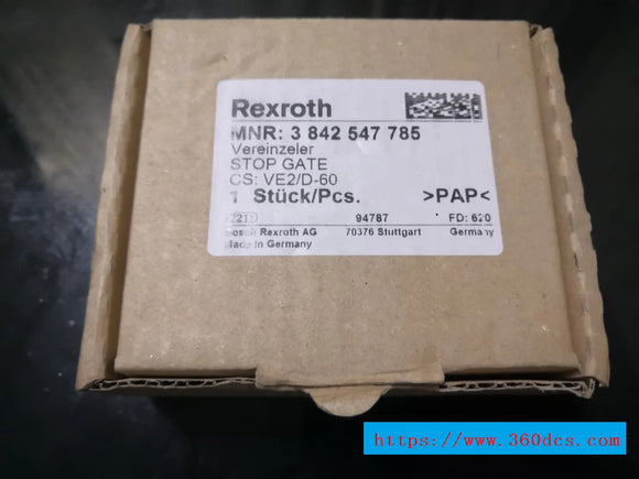 REXROTH VE 2/D-60(3842547785) new VE 2D603842547785