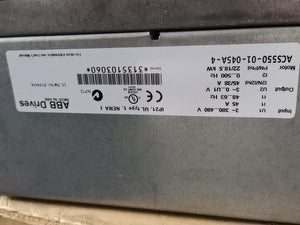 ABB ACS550-01-045A-4 used ACS55001045A4