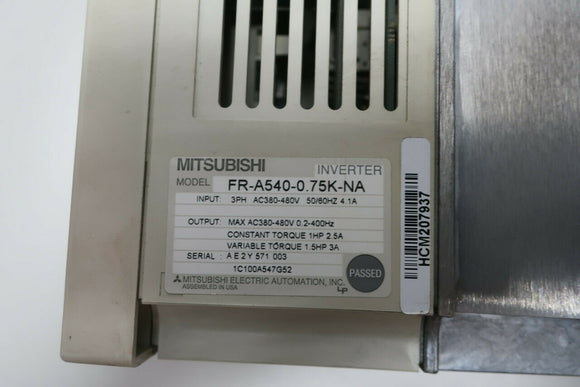 Mitsubishi FR-A540-0.75K-NA