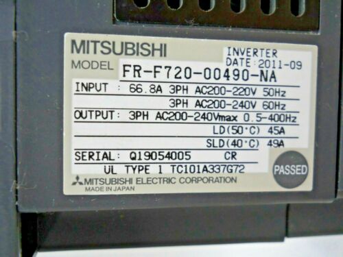 Mitsubishi FR-F720-00490-NA