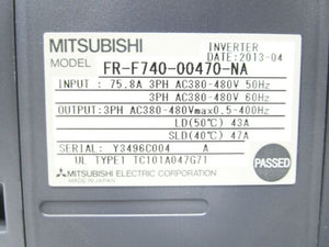 Mitsubishi FR-F740-00470-NA