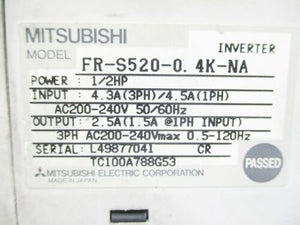 Mitsubishi FR-S520-0.4K-NA