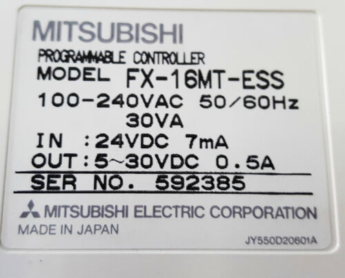 Mitsubishi FX-16MT-ESS