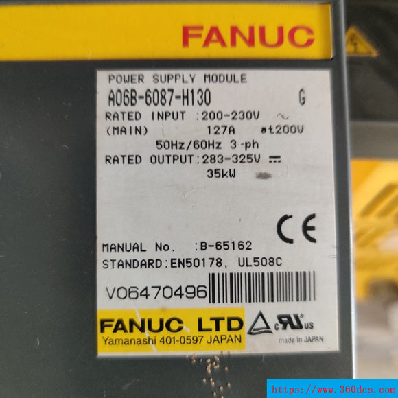 FANUC A06B-6087-H130 A06B6087H130